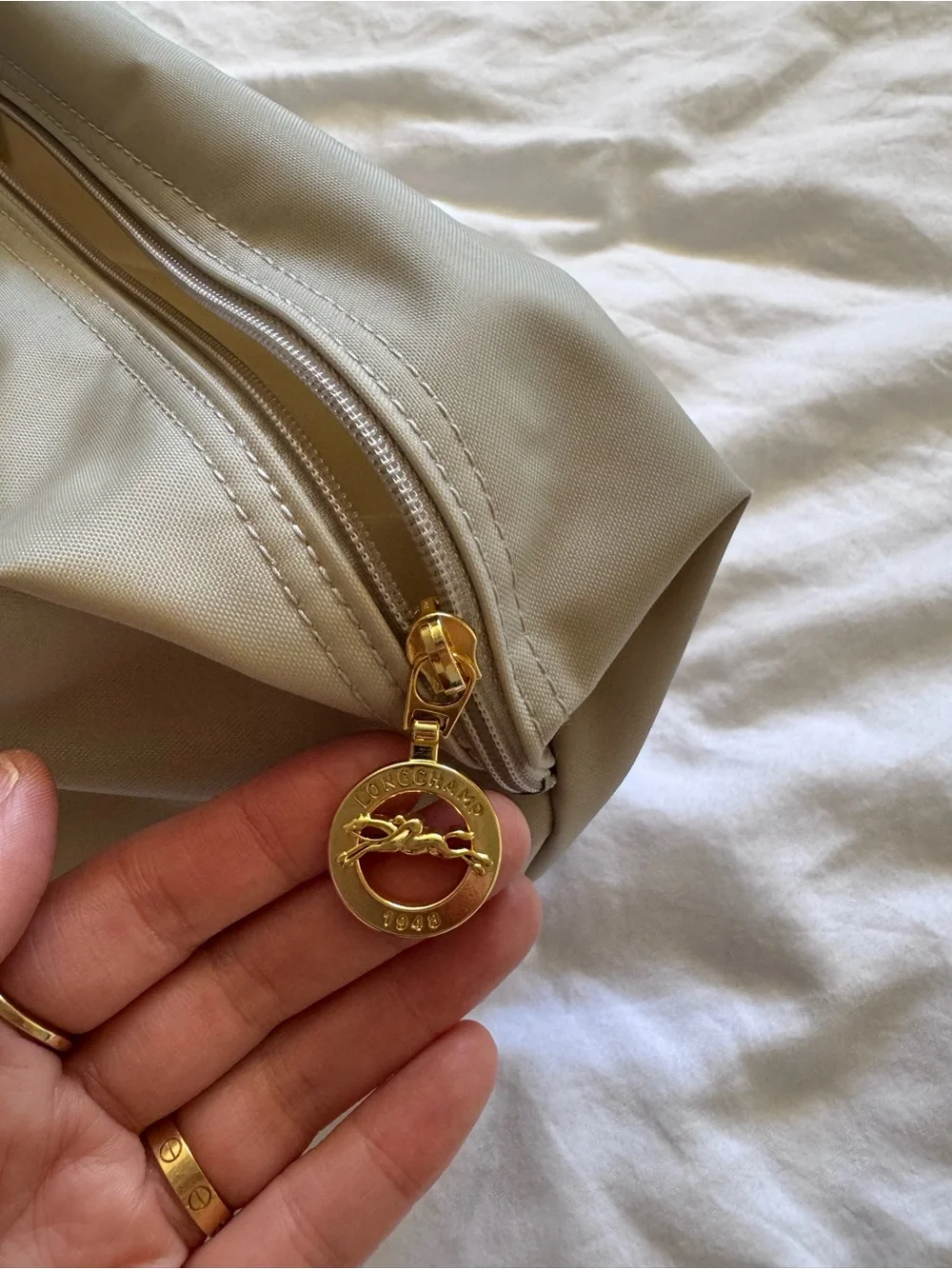 NWOT Longchamp Le Pliage Toiletry Bag